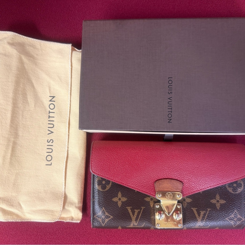 Louis Vuitton Authenticated Pallas Monogram and Red Wallet - Picture 2 of 16